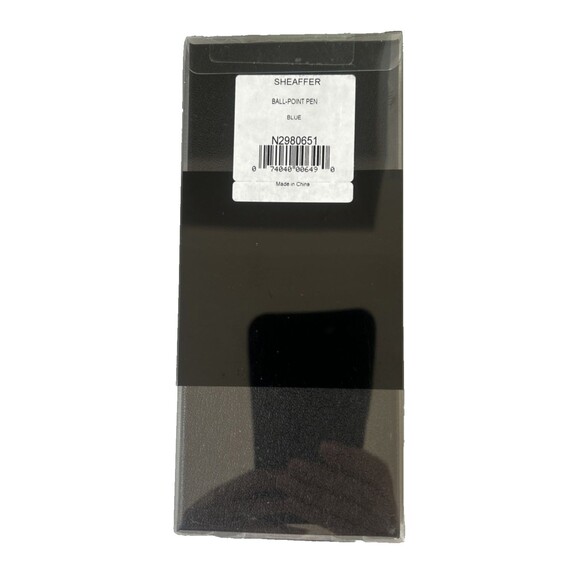 Sheaffer Prelude Mini BallPoint Pen Aqua-Turquoise Blue Gloss NEW in Gift Box - Picture 3 of 5